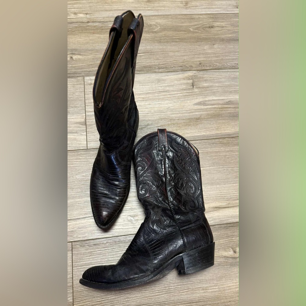 Vintage Dan Post Western Cowboy Boots - Picture 3 of 10